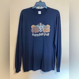 Happy Fall Y’all Long Sleeve Gildan Shirt